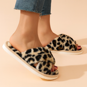 Chaussons croisés pour femme | Chaussons doux, chauds et confortables 3
