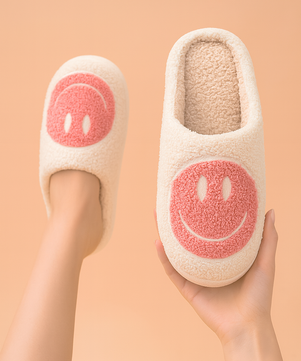 Chaussons d'hiver | Chaussons confortables et antidérapants, avec le sourire 0