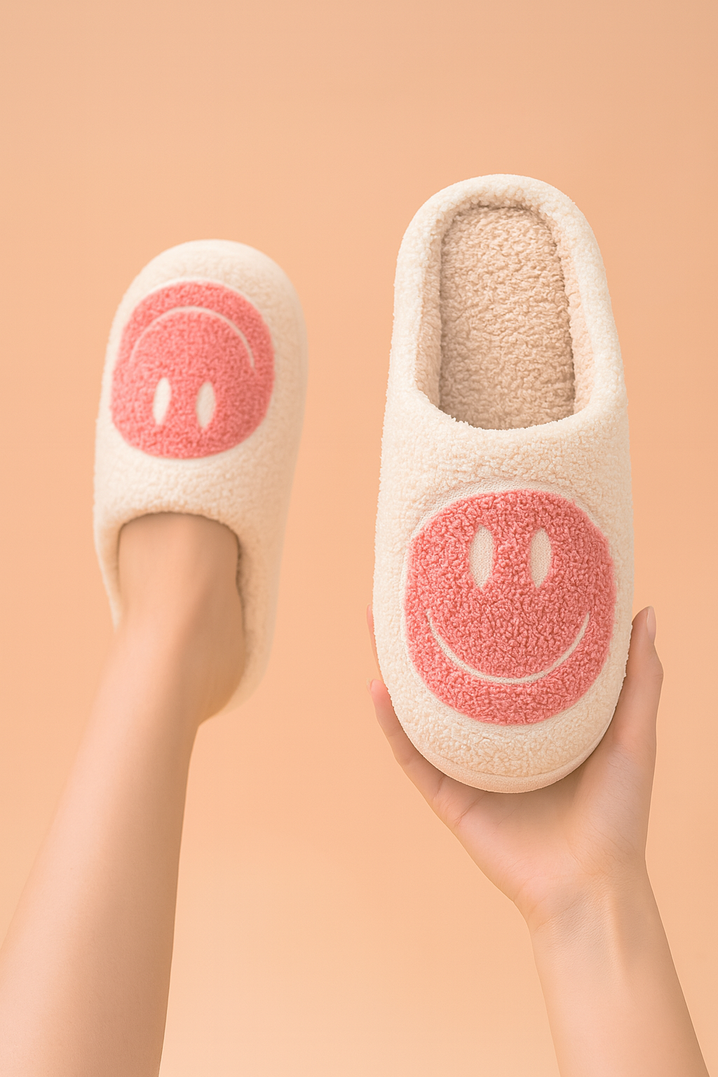 Chaussons d'hiver | Chaussons confortables et antidérapants, avec le sourire 0