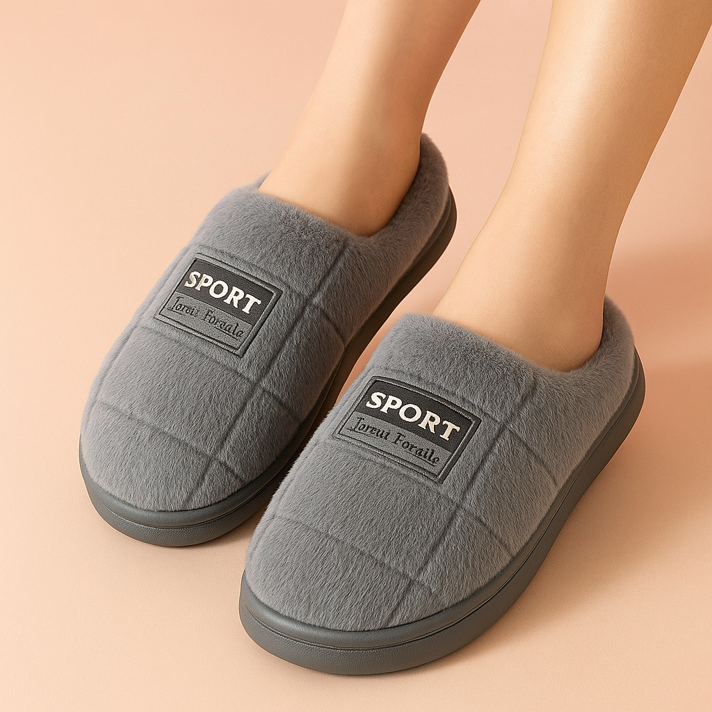Chaussons d'hiver pour homme | Chaussons chauds et antidérapants 0