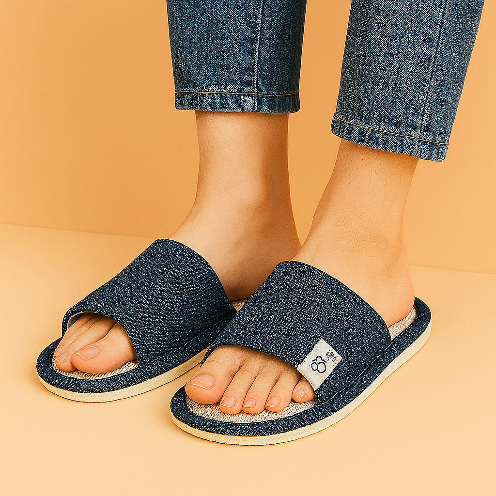Chaussons d'intérieur ouverts pour homme | Chaussures légères et antidérapantes 4