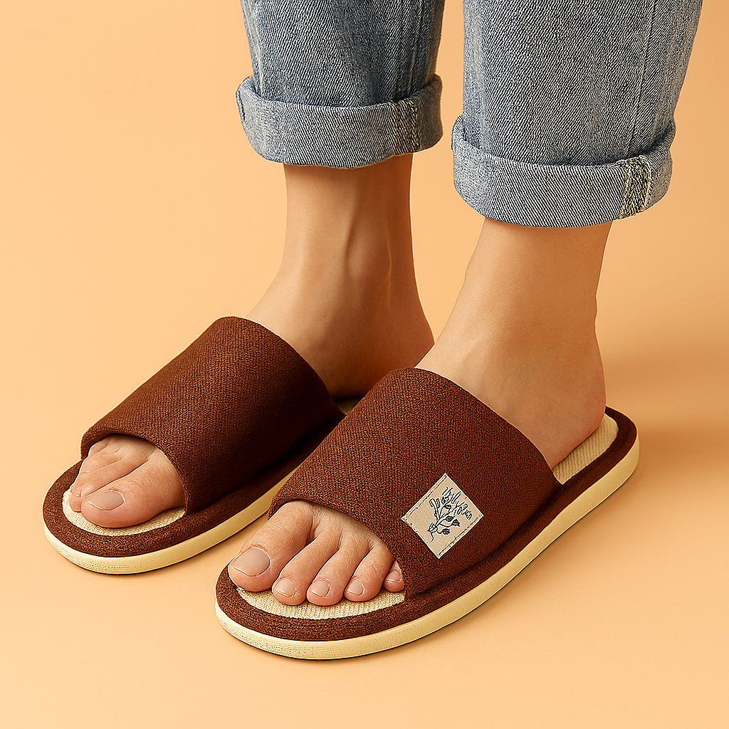 Chaussons d'intérieur ouverts pour homme | Chaussures légères et antidérapantes 6