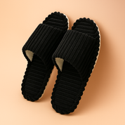 Chaussons d'intérieur unisexes à bout ouvert | Chaussures chaudes et antidérapantes 1