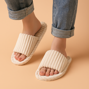 Chaussons d'intérieur unisexes à bout ouvert | Chaussures chaudes et antidérapantes 4
