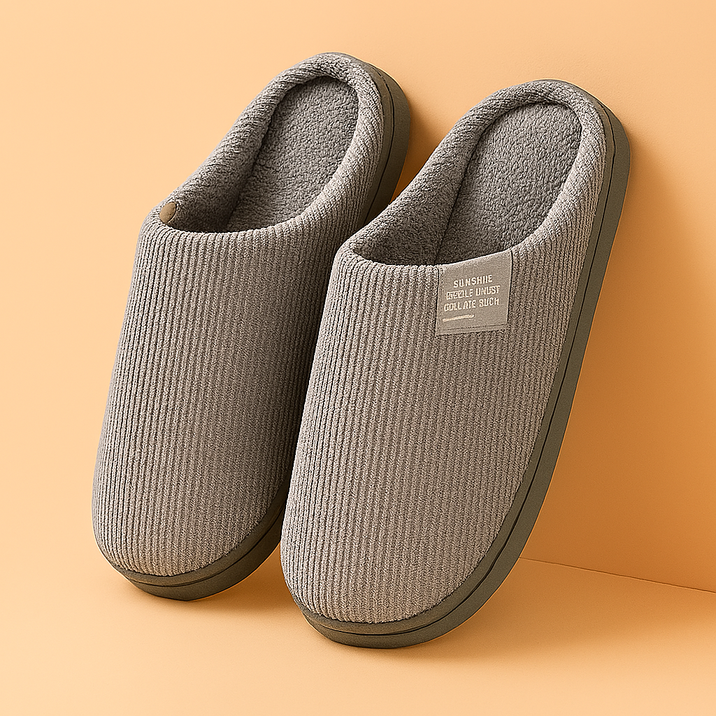 Chaussons unisexes antidérapants et isolés 1