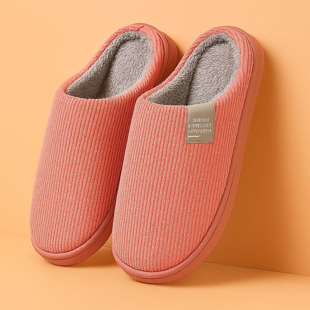 Chaussons unisexes antidérapants et isolés 4