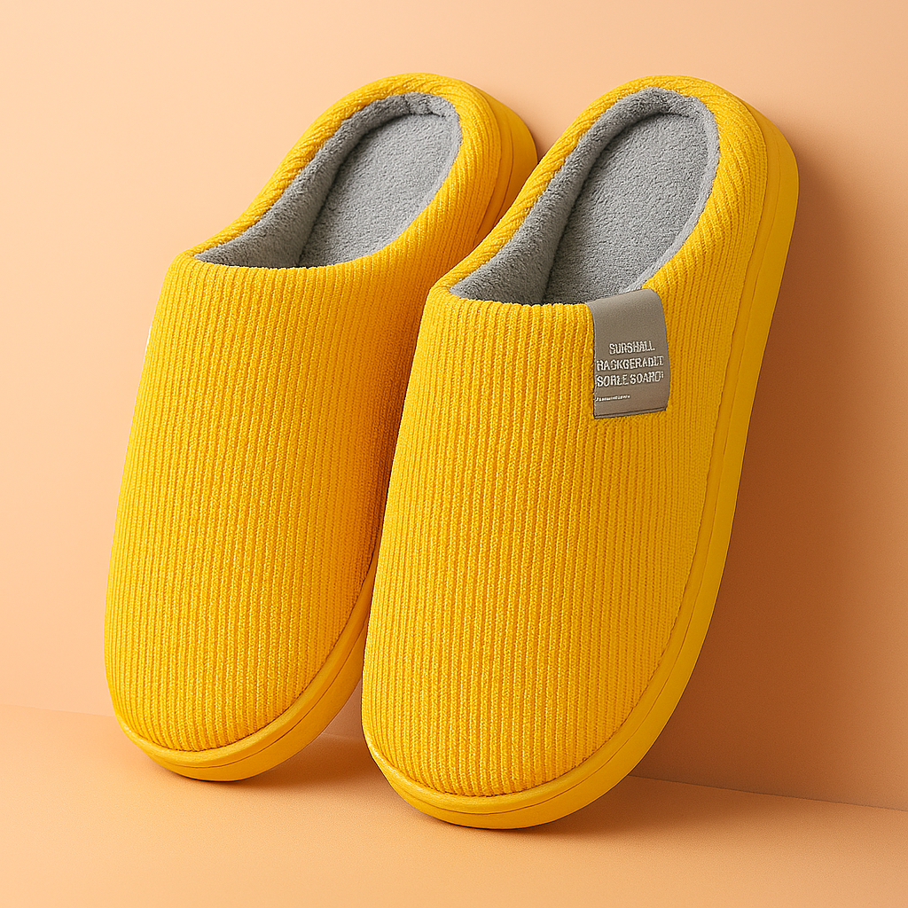 Chaussons unisexes antidérapants et isolés 5