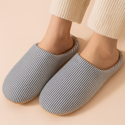 Chaussons unisexes rayés pour la maison | Chaussures confortables pour la maison 4