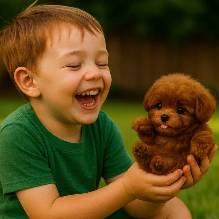 Chiot robot interactif, jouet réaliste pour enfants 2