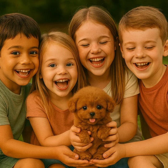 Chiot robot interactif, jouet réaliste pour enfants 3