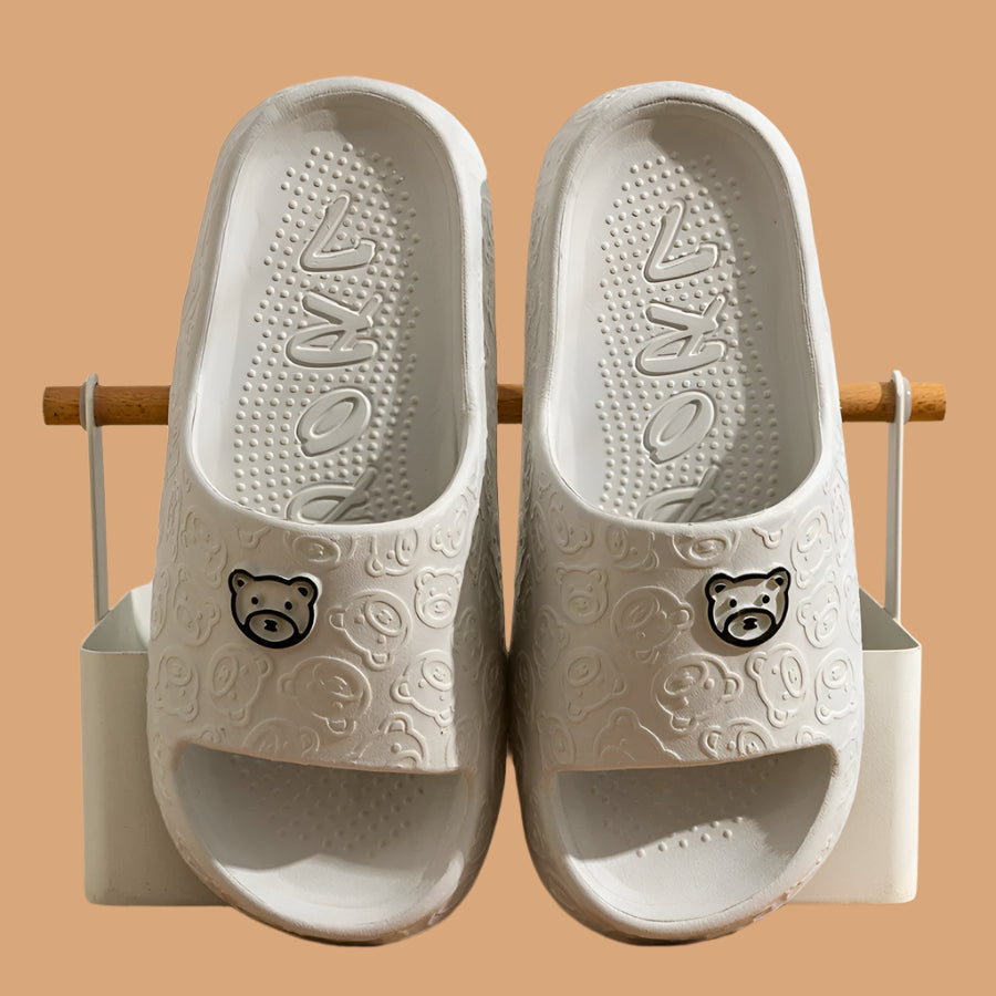 Claquettes Teddy Bear pour femme | Chaussures d'intérieur légères, confortables et antidérapantes 0