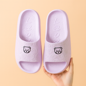 Claquettes Teddy Bear pour femme | Chaussures d'intérieur légères, confortables et antidérapantes 1