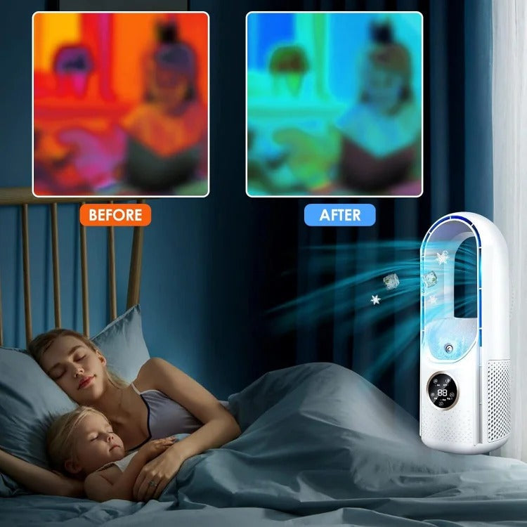 Climatiseur portable silencieux sans lame pour la maison et le bureau 3