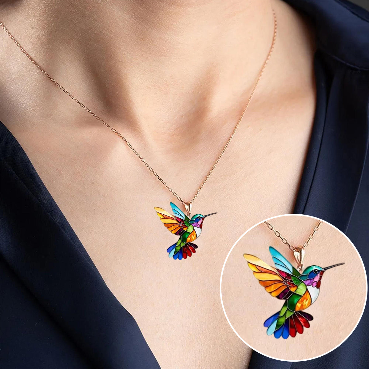 Collier colibri – un accessoire élégant et moderne 3
