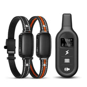 Collier d'entraînement pour chiens électriques avec télécommande, étanche, 16 niveaux de choc réglables, plage de 1000 m, bip et modes de vibration 1