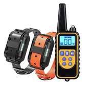 Collier de chien électrique imperméable avec télécommande - rechargeable, réglable pour toutes les tailles, options d'entraînement humain 4