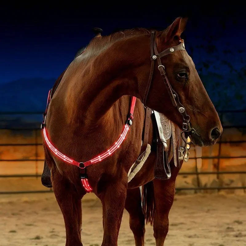 Collier de poitrine LED pour cheval 7