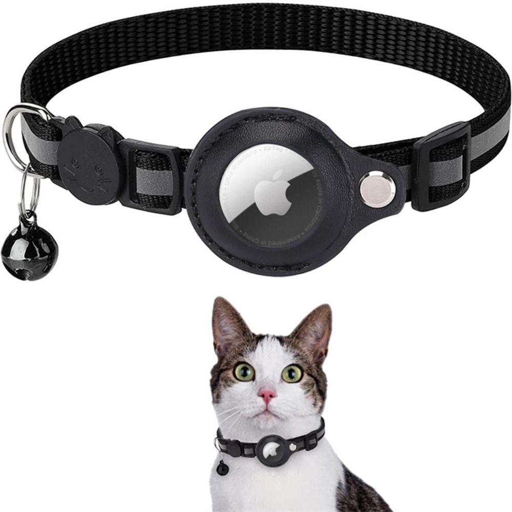 Collier de tracker Cat GPS avec fermeture rapide et conception réfléchissante pour une visibilité nocturne améliorée 0