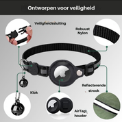 Collier de tracker Cat GPS avec fermeture rapide et conception réfléchissante pour une visibilité nocturne améliorée 3