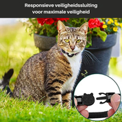 Collier de tracker Cat GPS avec fermeture rapide et conception réfléchissante pour une visibilité nocturne améliorée 4