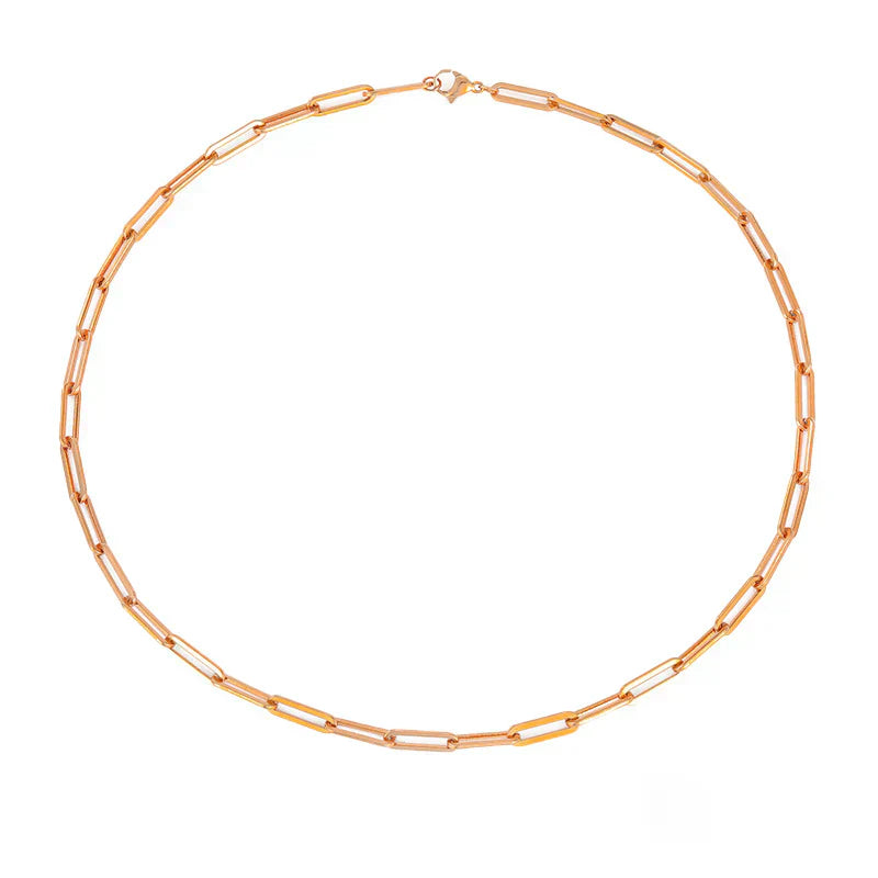 Collier élégant pour femme en or - Bijou raffiné pour toutes les occasions, design classique, 45 cm 2