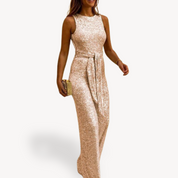 Combinaison de soirée à sequins pour femme | Maxi | Nouvel An 3