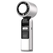 Cooliox mini ventilateur à main | 100 éoliennes et écran numérique | Barre de chargement pliable et USB | Batterie de 4000mAh 0