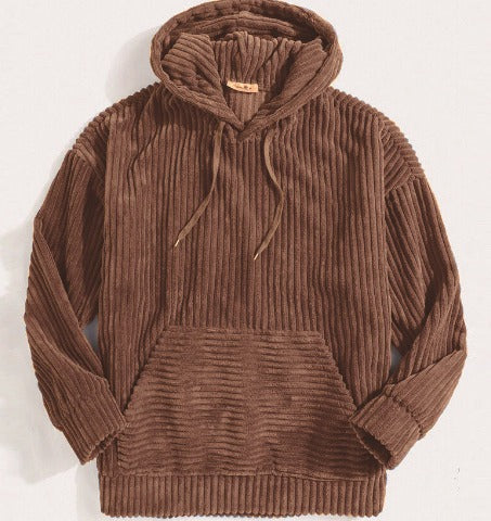 UNISEX | Corduroy Hoodie Sweatshirt