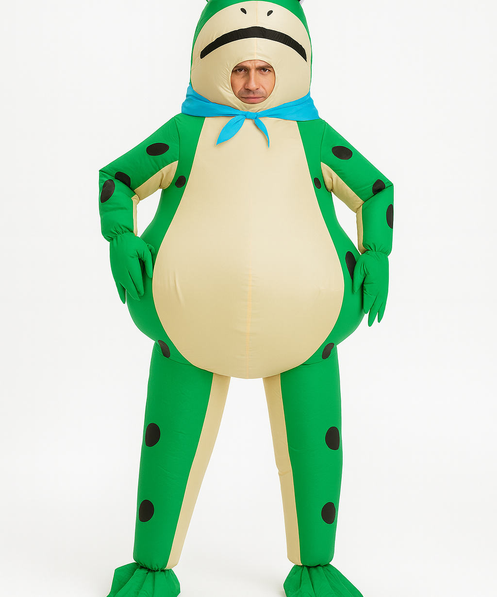 Costume de grenouille gonflable pour Halloween et fêtes costumées 0