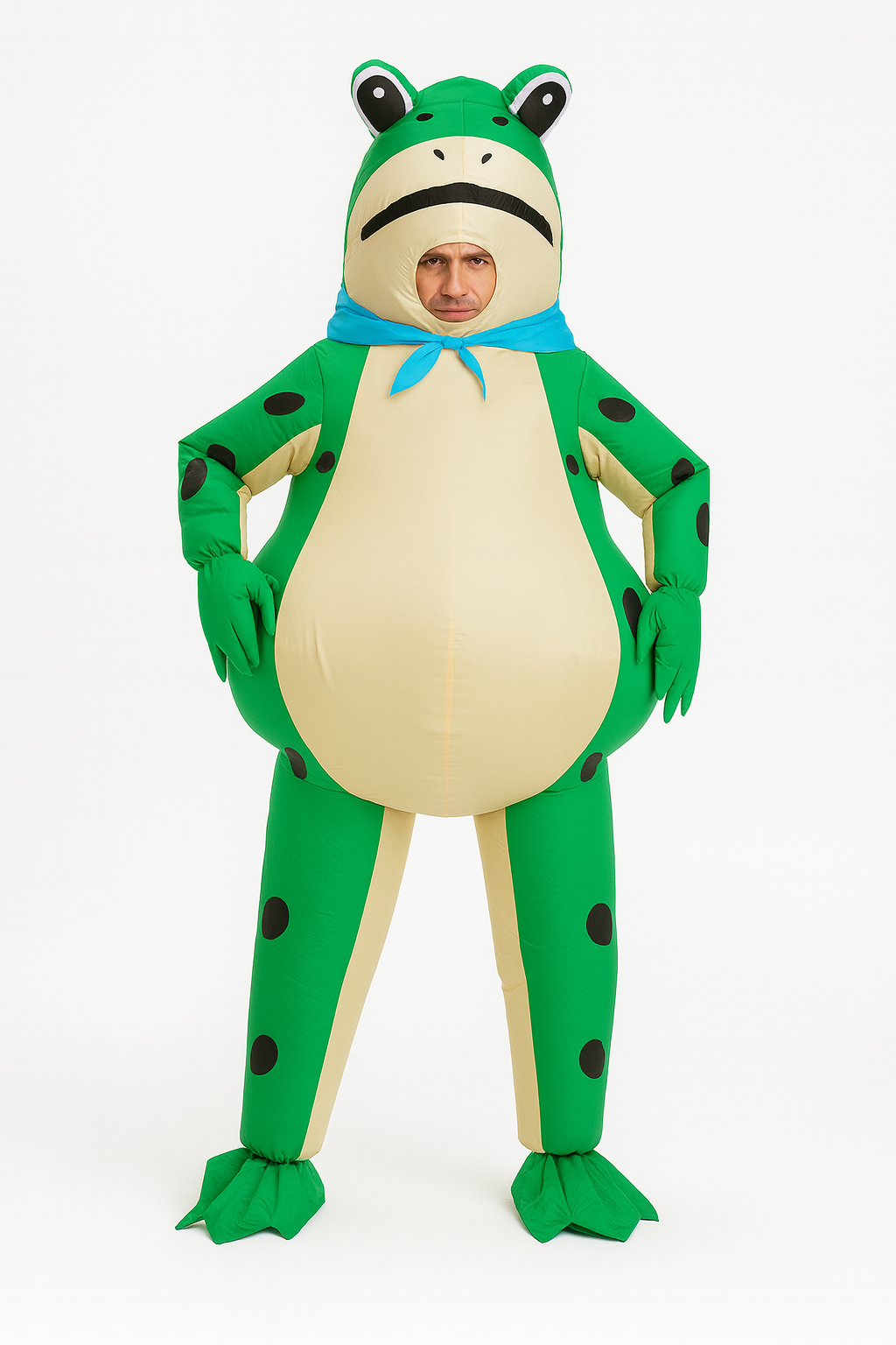 Costume de grenouille gonflable pour Halloween et fêtes costumées 0