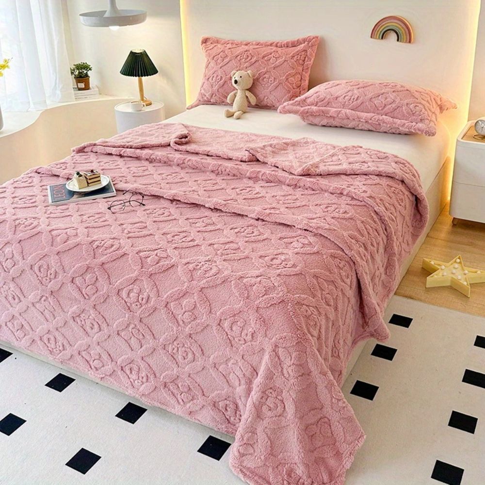 Couette d'hiver avec broderie de feuilles pour le confort et le style en microfibre 0