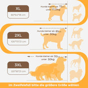 Coussin orthopédique pour chien – Grand panier épais pour chien avec support de cou et housse amovible et lavable 8