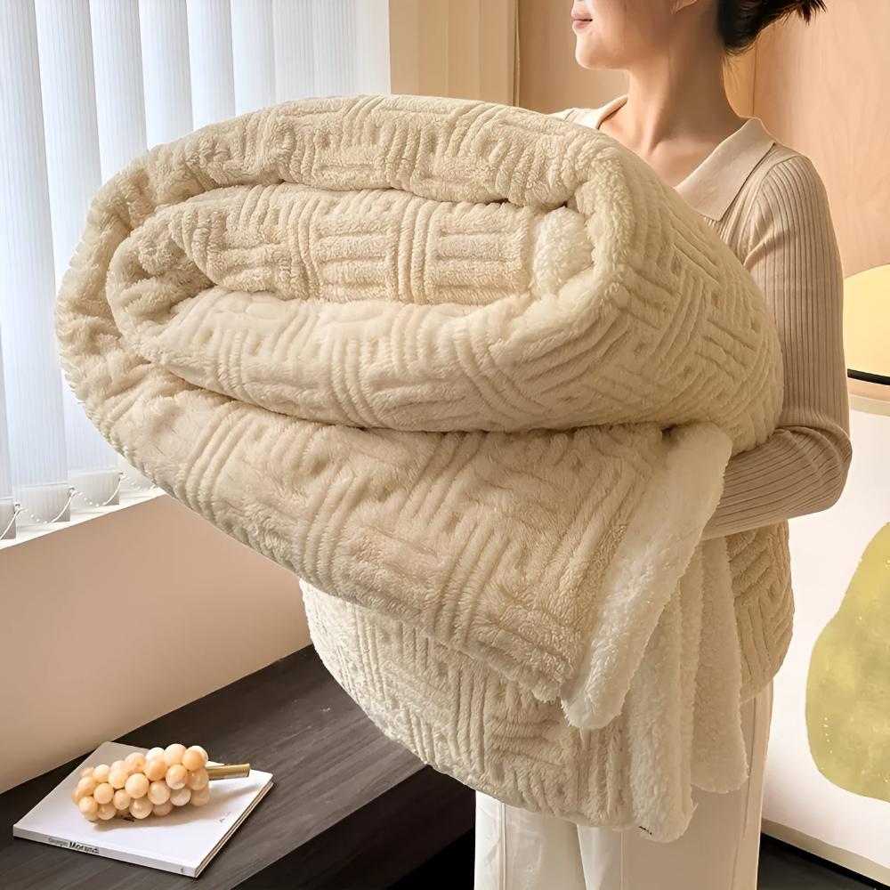 Couverture Sherpa douillette pour femme – Douce et chaude 2