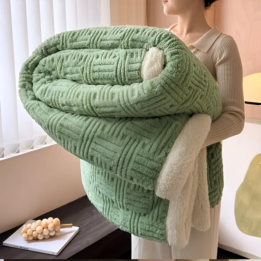 Couverture Sherpa douillette pour femme – Douce et chaude 8