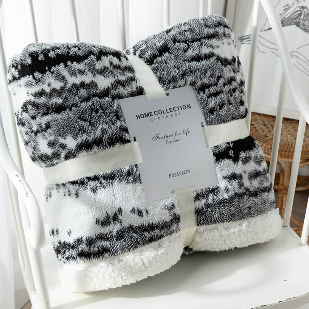 Couverture Sherpa en velours doux pour plus de confort et de chaleur 5