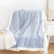 Couverture Sherpa gaufrée douce pour un confort et une chaleur ultimes 11