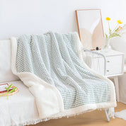 Couverture Sherpa gaufrée douce pour un confort et une chaleur ultimes 12