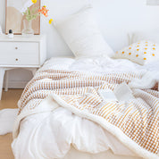 Couverture Sherpa gaufrée douce pour un confort et une chaleur ultimes 6