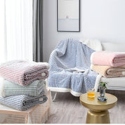Couverture Sherpa gaufrée douce pour un confort et une chaleur ultimes 7