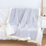 Couverture Sherpa gaufrée douce pour un confort et une chaleur ultimes 9