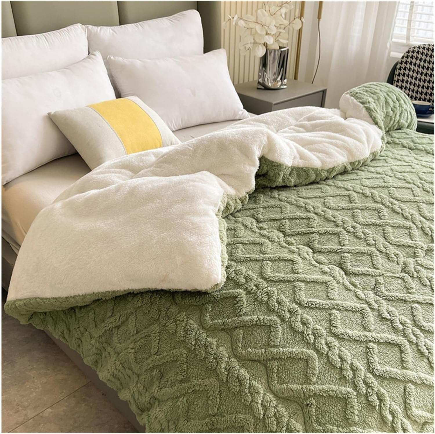 Couverture Sherpa pour le confort et le style hivernaux Matériaux de haute qualité 1
