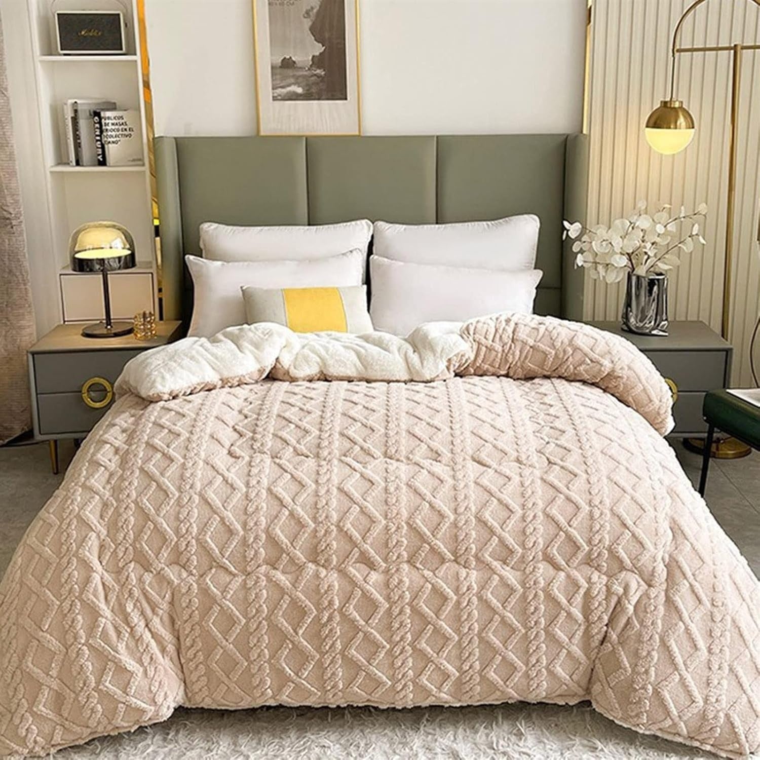 Couverture Sherpa pour le confort et le style hivernaux Matériaux de haute qualité 5