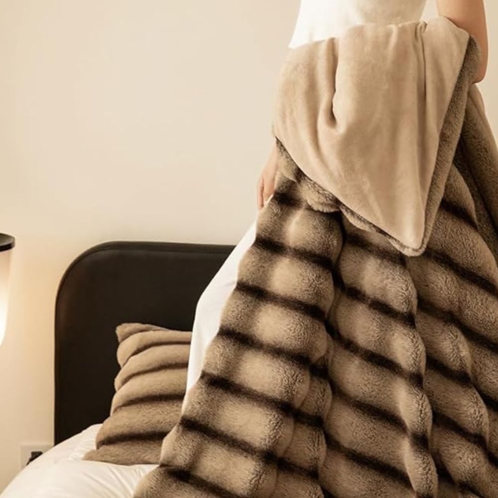 Couverture adulte en fausse fourrure douce pour un confort toute l'année 7