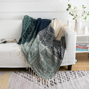 Couverture douillette à franges pour la maison 100% chenille Design bohème 3