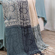 Couverture douillette à franges pour la maison 100% chenille Design bohème 5