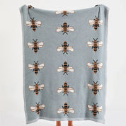 Couverture douillette avec motif d'abeille pour plus de confort et de style 1