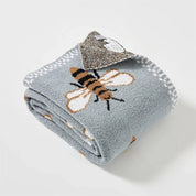 Couverture douillette avec motif d'abeille pour plus de confort et de style 5