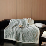 Couverture douillette élégante pour femme avec motif tourbillon de marbre en polaire berbère 2