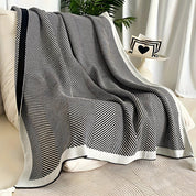 Couverture douillette géométrique en acrylique pour femme, idéale pour la maison et les voyages 9