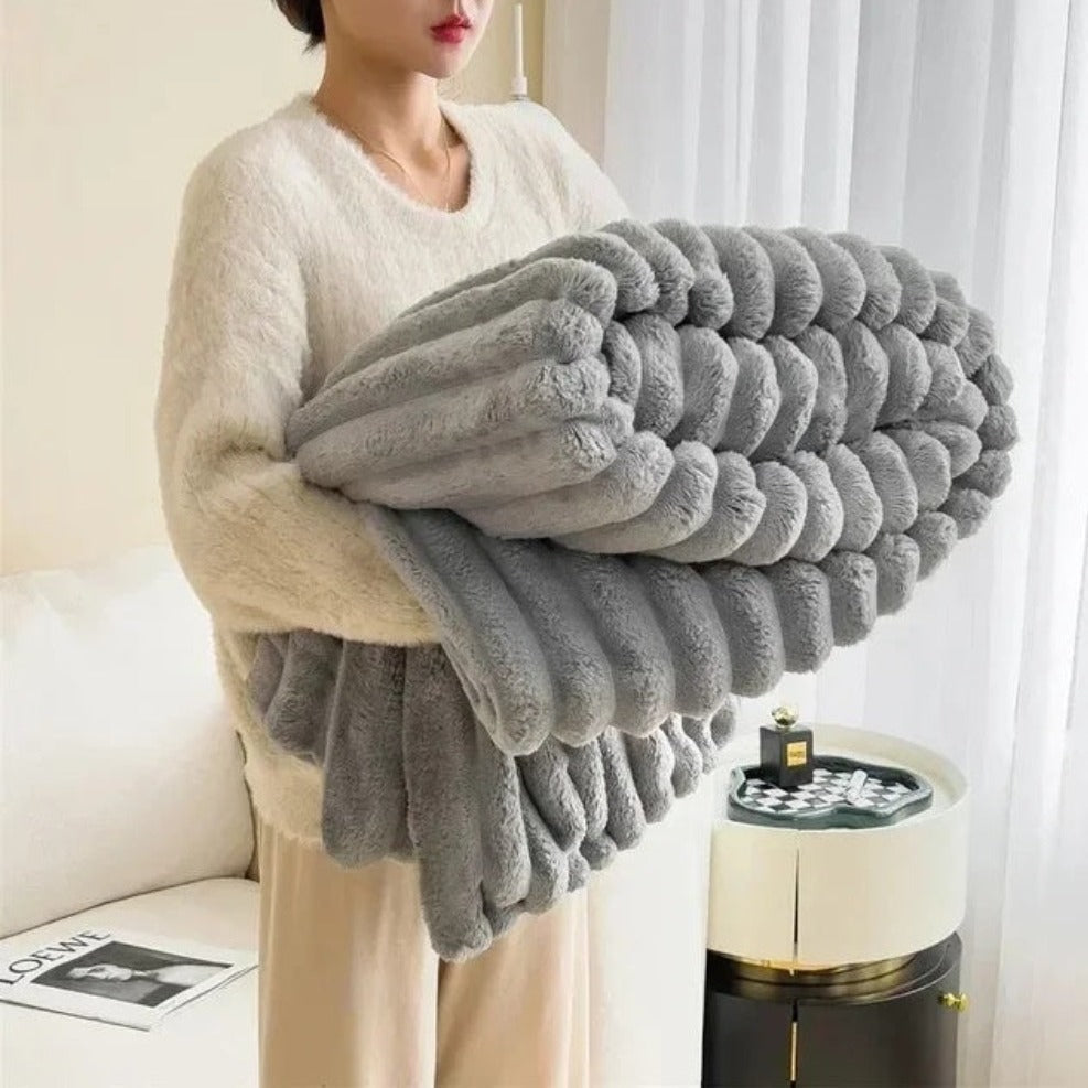 Couverture douillette pour femme et homme Microfibre douce Idéale pour toutes les saisons 8